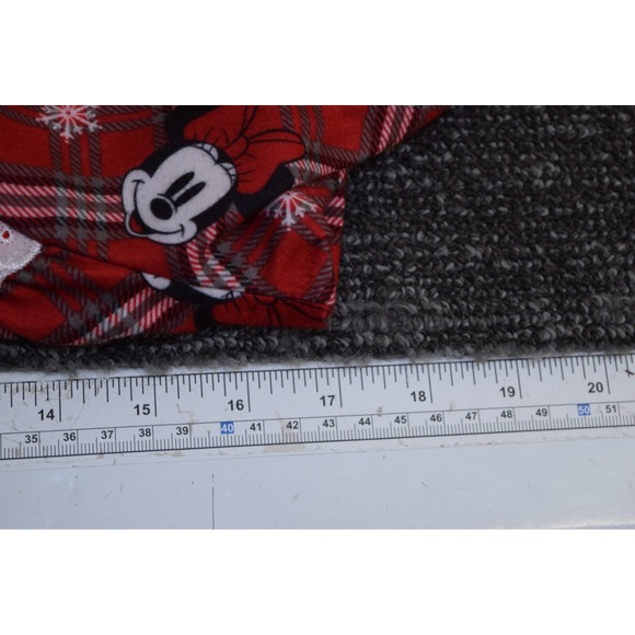 DISNEY Minnie Mouse Red Plaid Soft Flannel Nightgown GIRLS 10 Christmas - Picture 8 of 11